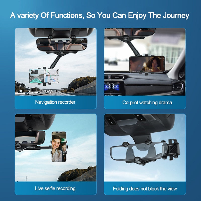 Car Rearview Mirror Phone Holder