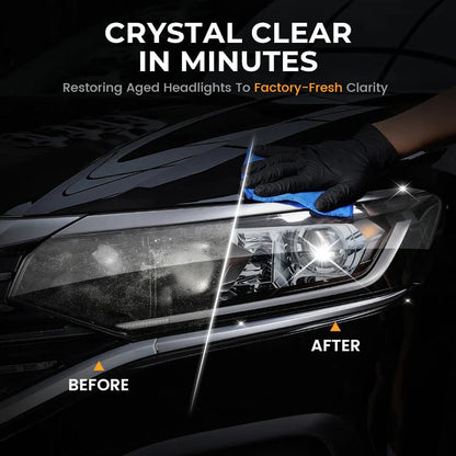 Professional Headlight Restorer 180 ml with Sponge 🧽🚗