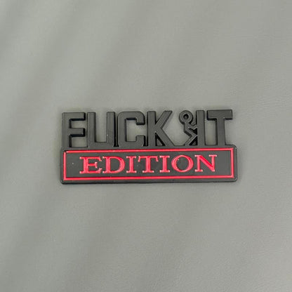 FVCK IT Edition Emblem (3pcs Set)
