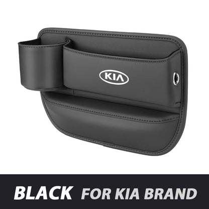 ✨Hot Selling Products of 2026🔥Exclusive Logo Leather Car Seat Storage Box With Water Cup Holder