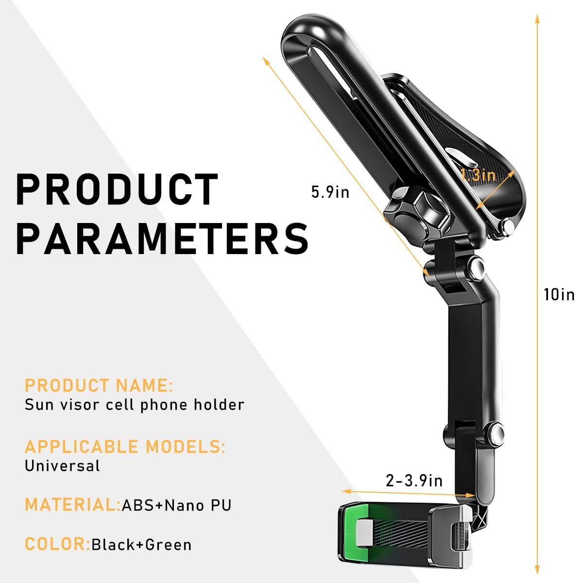 🚗 Universal 360° Rotating Car Phone Holder – Retractable, Stable & Hands-Free