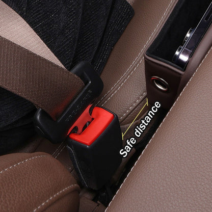 ✨Hot Selling Products of 2026🔥Exclusive Logo Leather Car Seat Storage Box With Water Cup Holder