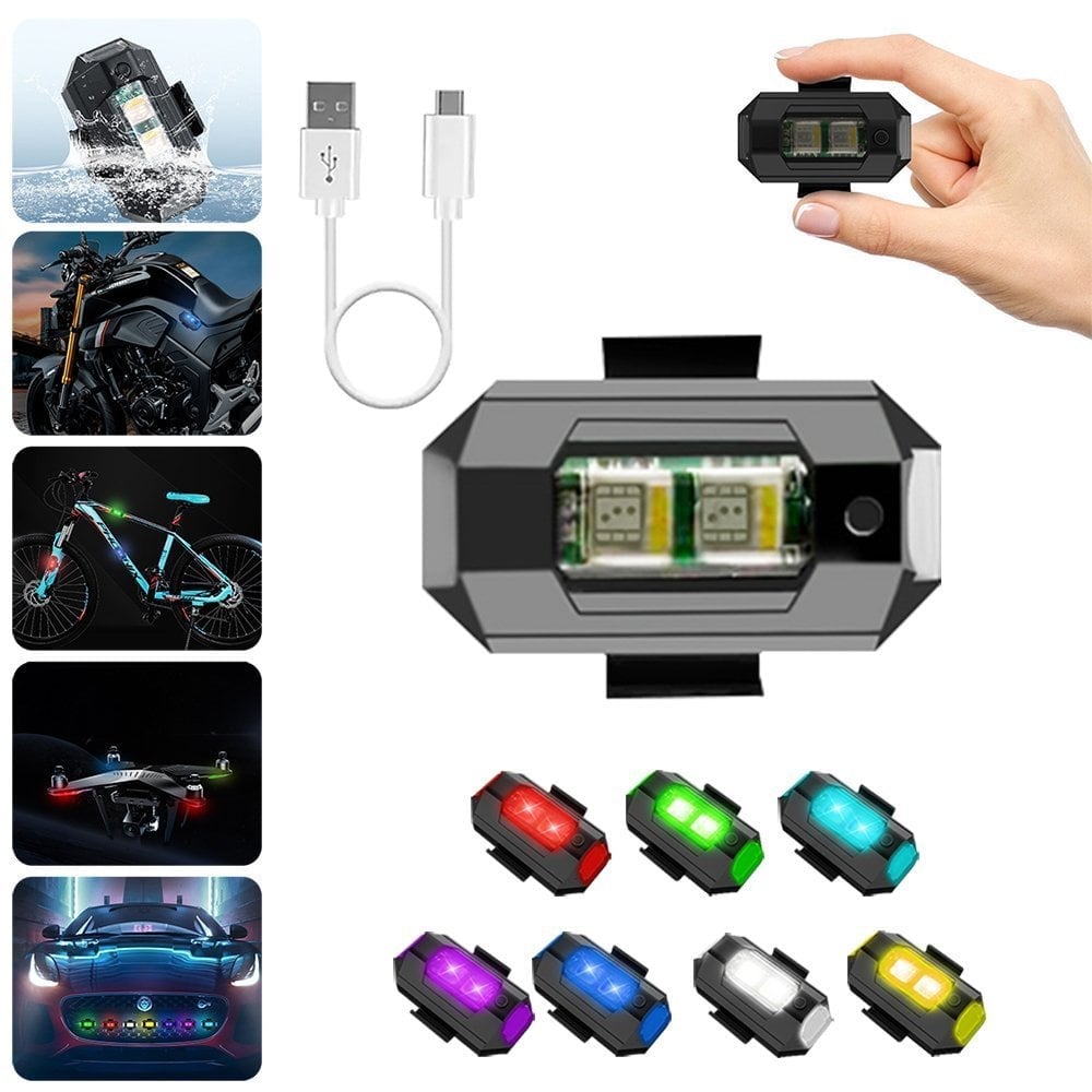 TikTok Hot SaleLED Car Strobe Light (7 Light Colors & 33 Light Modes)