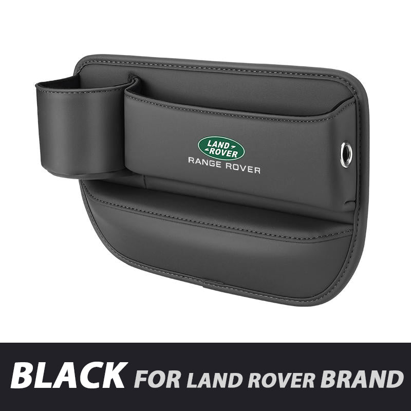 ✨Hot Selling Products of 2026🔥Exclusive Logo Leather Car Seat Storage Box With Water Cup Holder