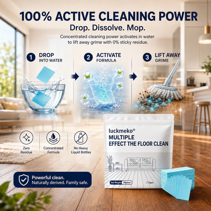 luckmeko® Multi-Surface Floor Cleaning Tablets