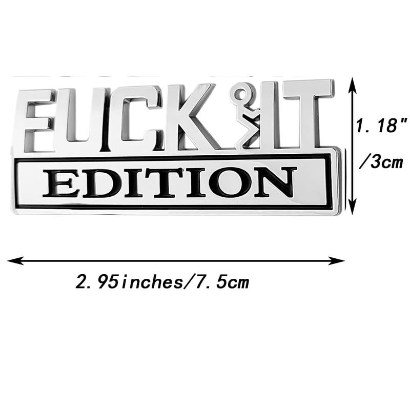 FVCK IT Edition Emblem (3pcs Set)