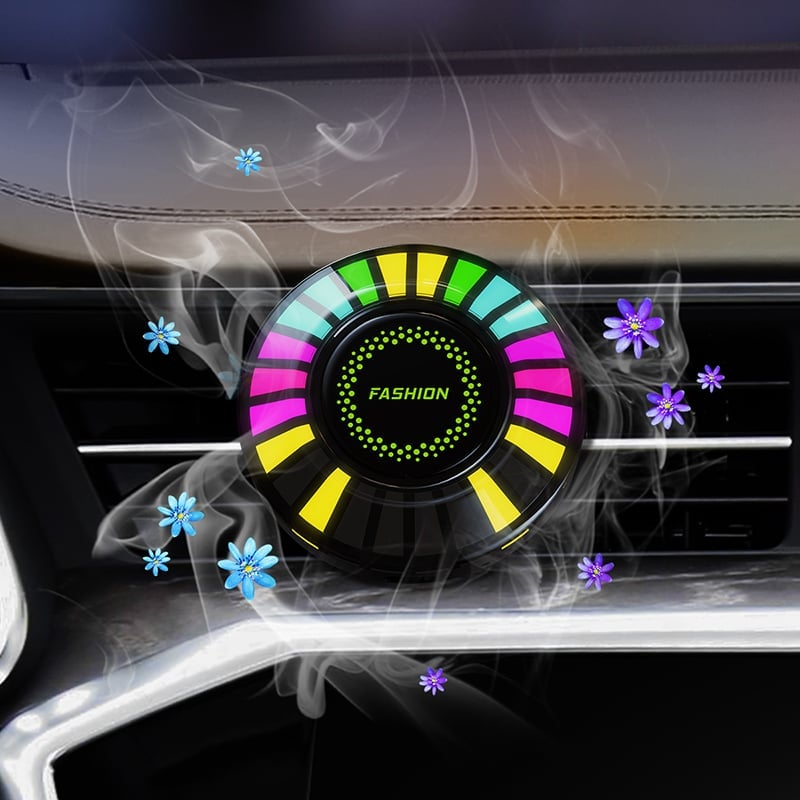 Bluetooth Car RGB Ambient Light USB Vehicle Rhythm Fragrance Lamp Strip Air FreshenerFree Shipping - Beamingwise