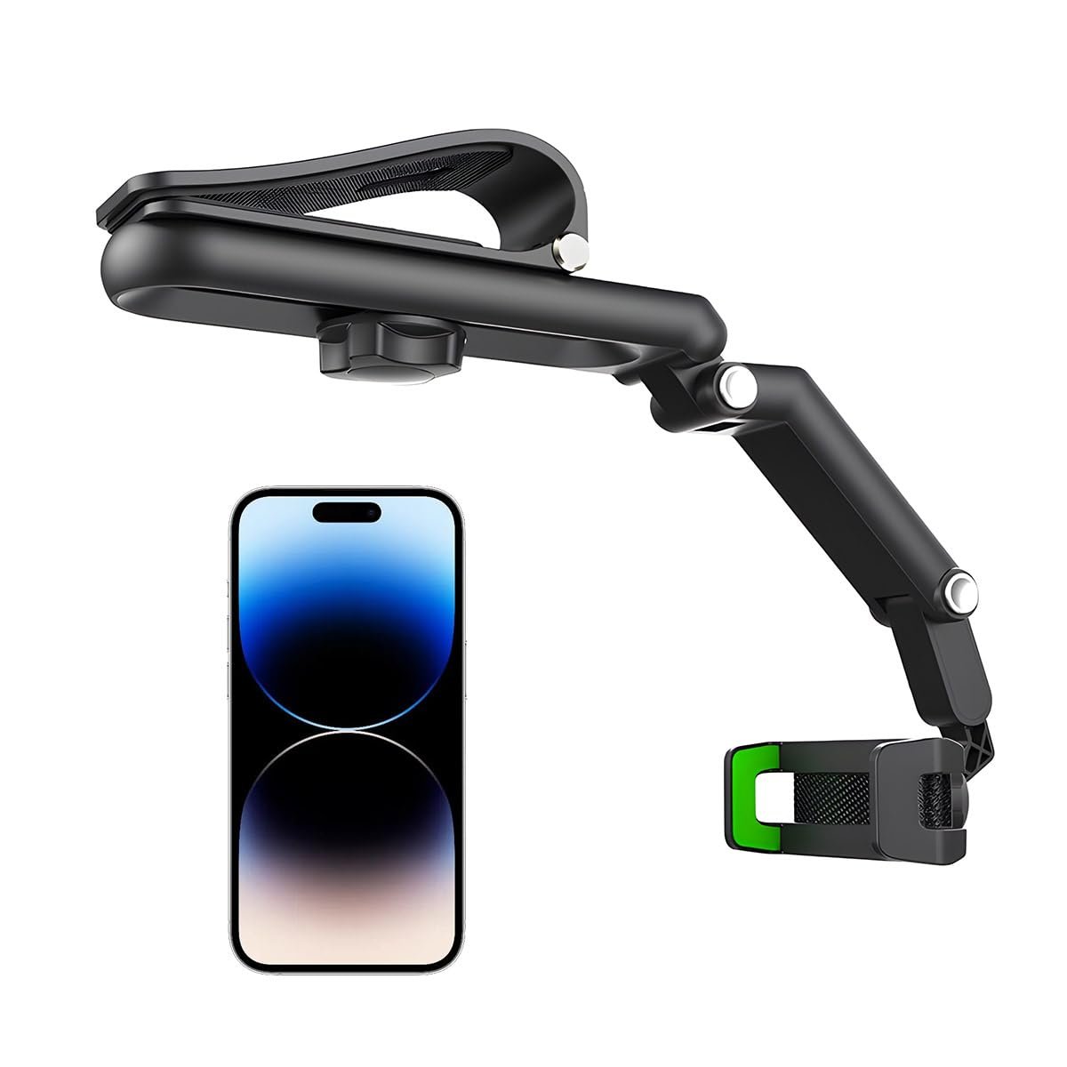 🚗 Universal 360° Rotating Car Phone Holder – Retractable, Stable & Hands-Free