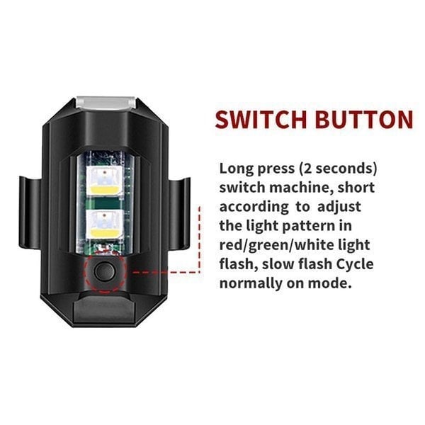 TikTok Hot SaleLED Car Strobe Light (7 Light Colors & 33 Light Modes)