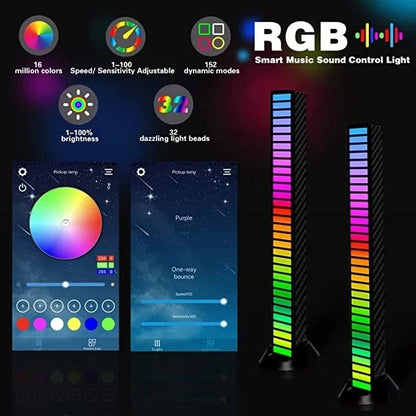 🔥Last Day Special Price⏰Wireless Sound Activated RGB Light Bar