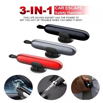 2026(Warm Promotion - 49% Of-SAVE 48% OFF)2026 Upgraded 3 in 1 car window breaker(BUY 4 GET EXTRA 15% OFF)