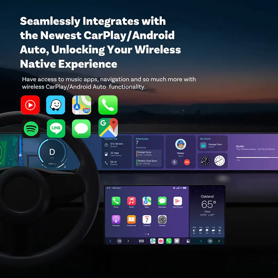 Ottocast Mini 3.0 Ultra Cube wireless CarPlay Android Auto Adapter