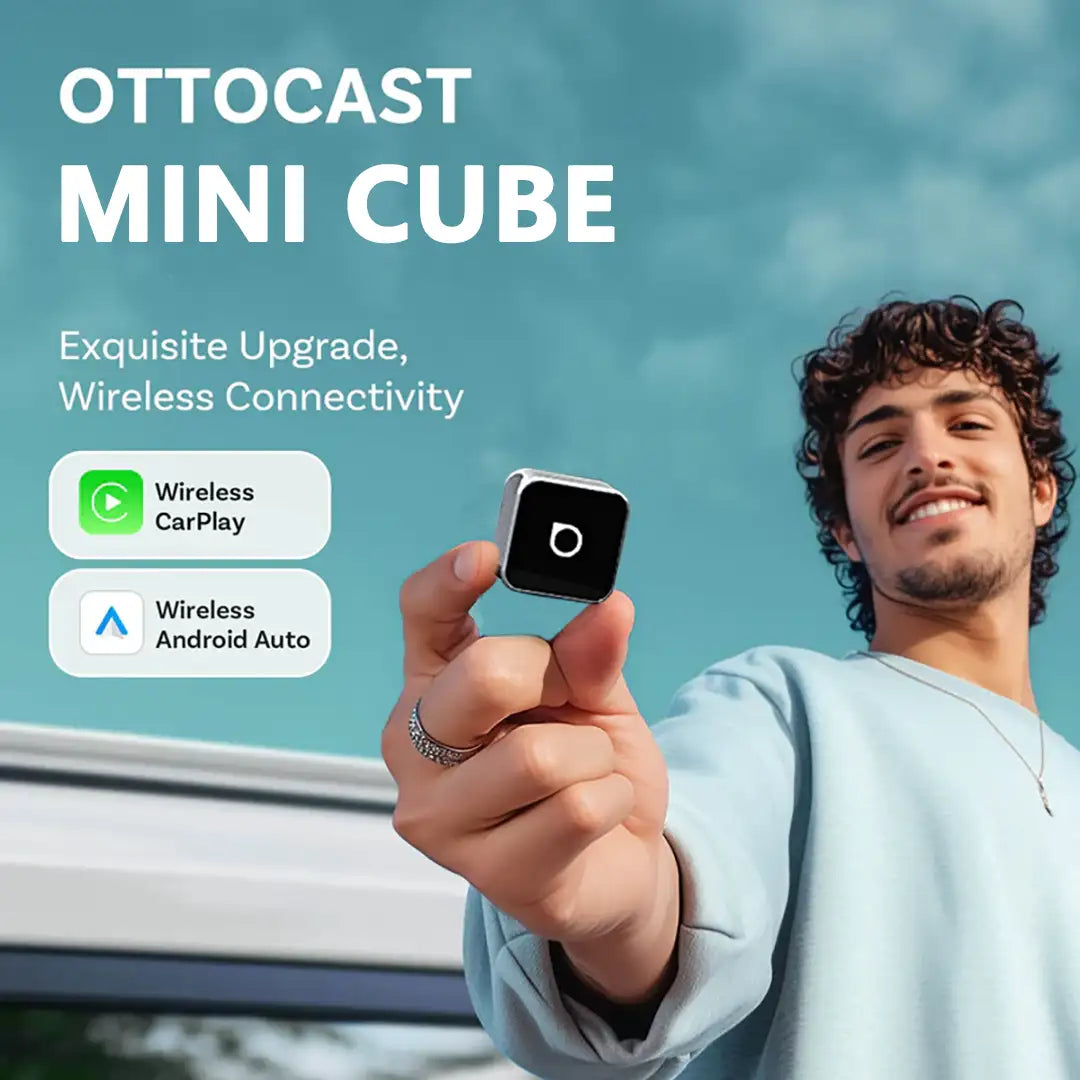 Ottocast Mini 3.0 Ultra Cube wireless CarPlay Android Auto Adapter