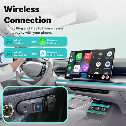 Ottocast Mini 3.0 Ultra Cube wireless CarPlay Android Auto Adapter