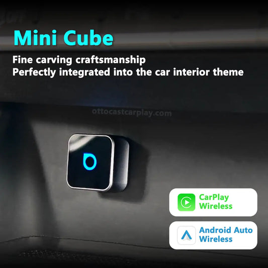 Ottocast Mini 3.0 Ultra Cube wireless CarPlay Android Auto Adapter