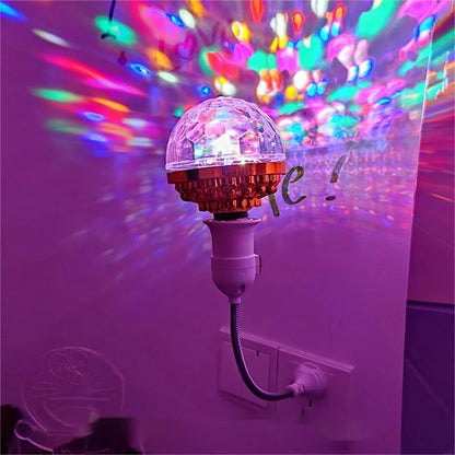 LAST DAY SAVE 49%OFFColorful Rotating Disco Ball Light - BUY MORE SAVE MORE