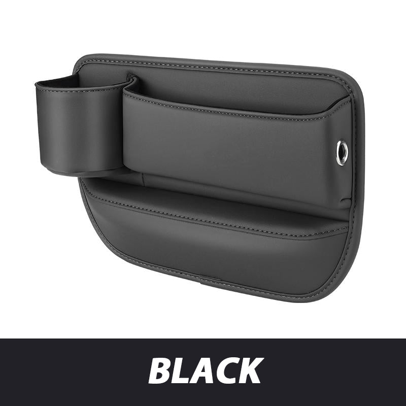 ✨Hot Selling Products of 2026🔥Exclusive Logo Leather Car Seat Storage Box With Water Cup Holder