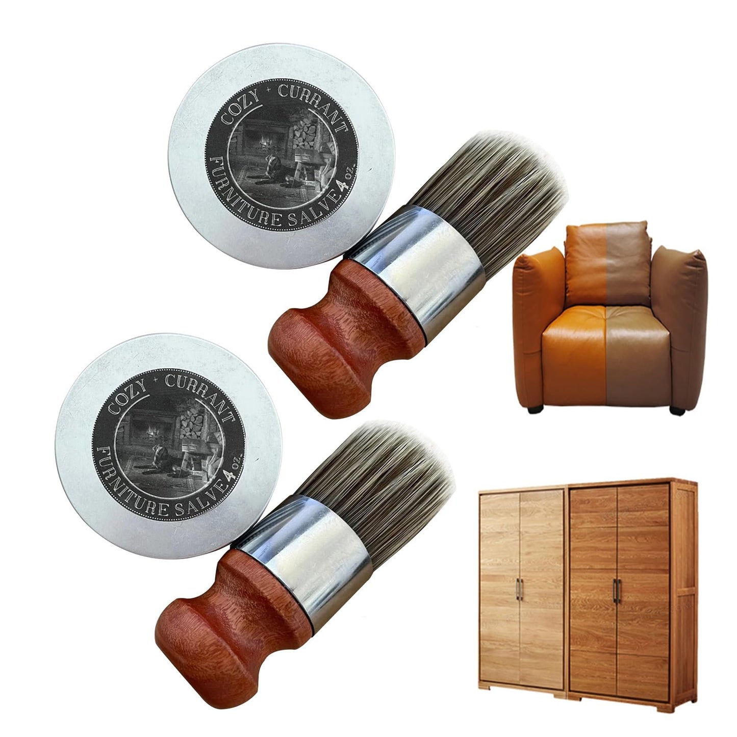 🔥Last Day Promotion- SAVE 60% OFF –  Leather Repair Cream with Free Brush（Car seats）