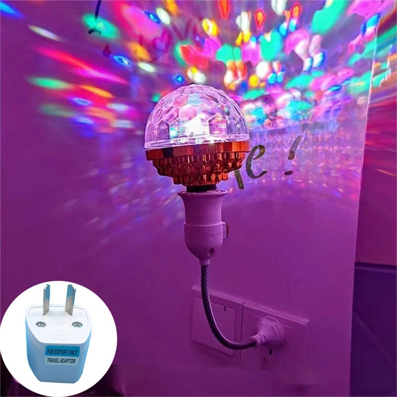 LAST DAY SAVE 49%OFFColorful Rotating Disco Ball Light - BUY MORE SAVE MORE
