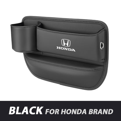 ✨Hot Selling Products of 2026🔥Exclusive Logo Leather Car Seat Storage Box With Water Cup Holder