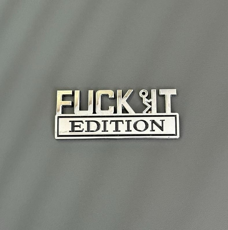 FVCK IT Edition Emblem (3pcs Set)