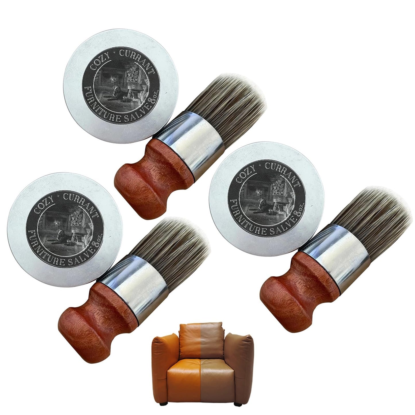 🔥Last Day Promotion- SAVE 60% OFF –  Leather Repair Cream with Free Brush（Car seats）