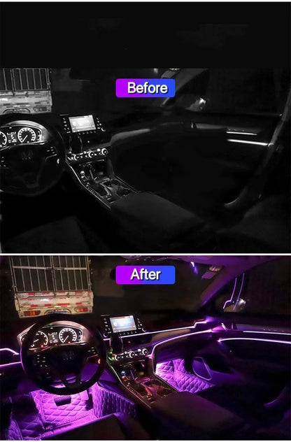 Car Interior LED Strip Atmosphere Lights