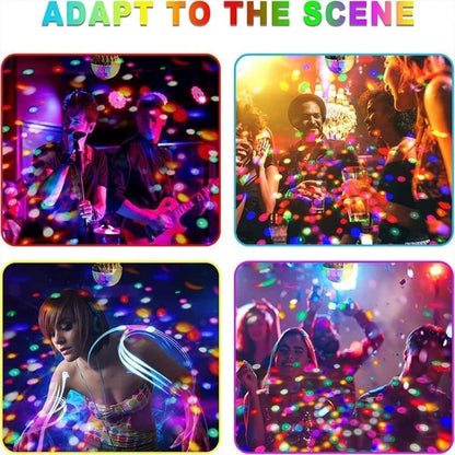 LAST DAY SAVE 49%OFFColorful Rotating Disco Ball Light - BUY MORE SAVE MORE
