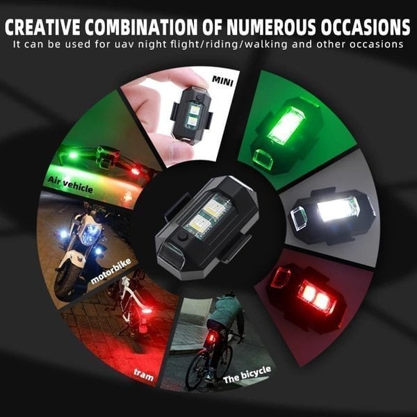 TikTok Hot SaleLED Car Strobe Light (7 Light Colors & 33 Light Modes)
