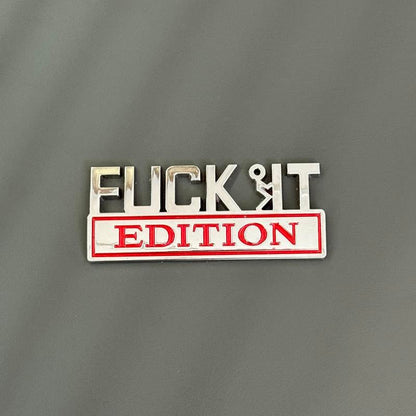 FVCK IT Edition Emblem (3pcs Set)