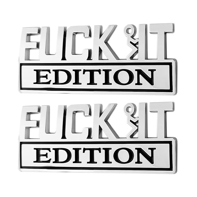 FVCK IT Edition Emblem (3pcs Set)