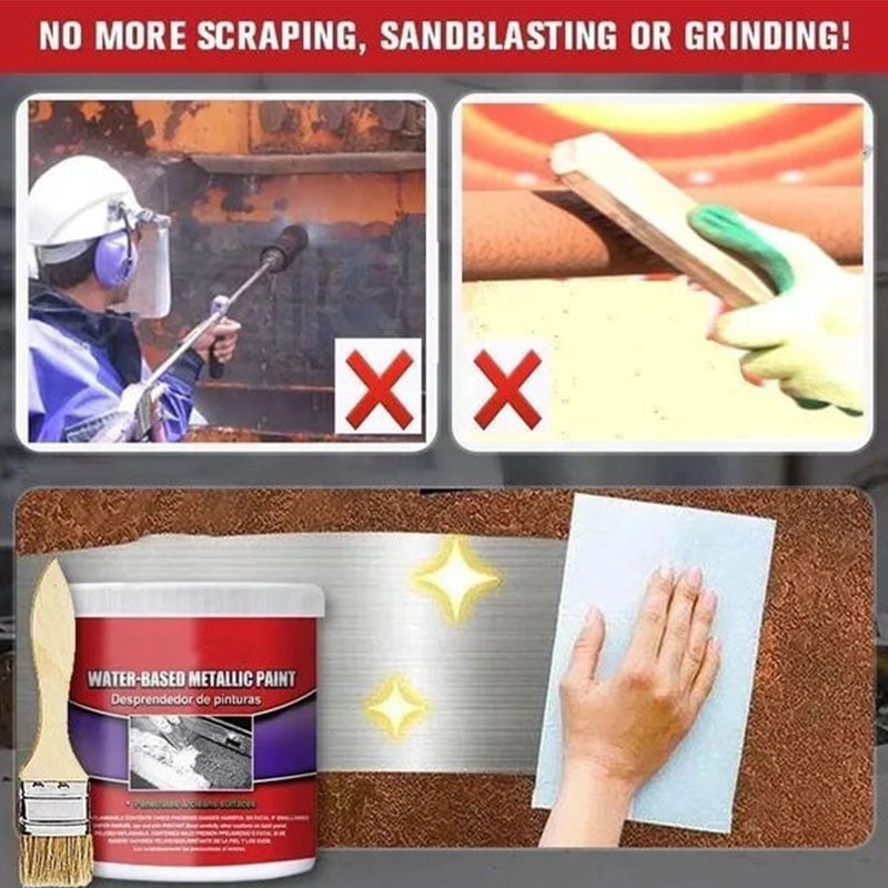 (🍀HOT SALE - 48% OFF🍀) Water-based Metal Rust Remover！！