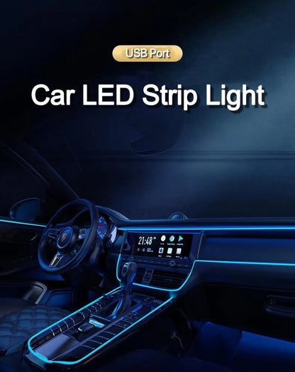 Car Interior LED Strip Atmosphere Lights
