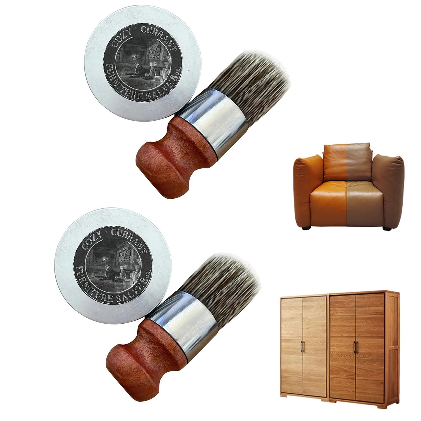 🔥Last Day Promotion- SAVE 60% OFF –  Leather Repair Cream with Free Brush（Car seats）