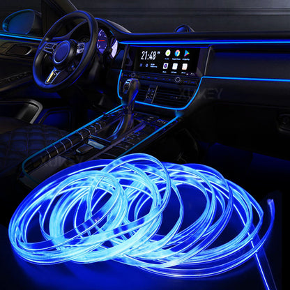 TikTok Hot SaleCar Interior LED Strip Atmosphere Lights Pro(7 Light Colors & APP control)