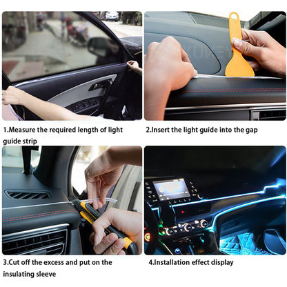 TikTok Hot SaleCar Interior LED Strip Atmosphere Lights Pro(7 Light Colors & APP control)