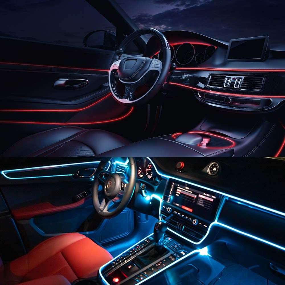 TikTok Hot SaleCar Interior LED Strip Atmosphere Lights Pro(7 Light Colors & APP control)