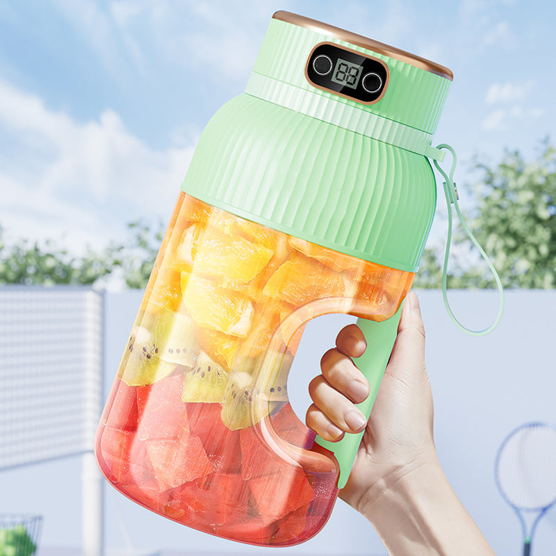 🔥Hot Sale🔥Multifunctional Portable Juicer Cup With Digital Display（Car-mounted juicer）