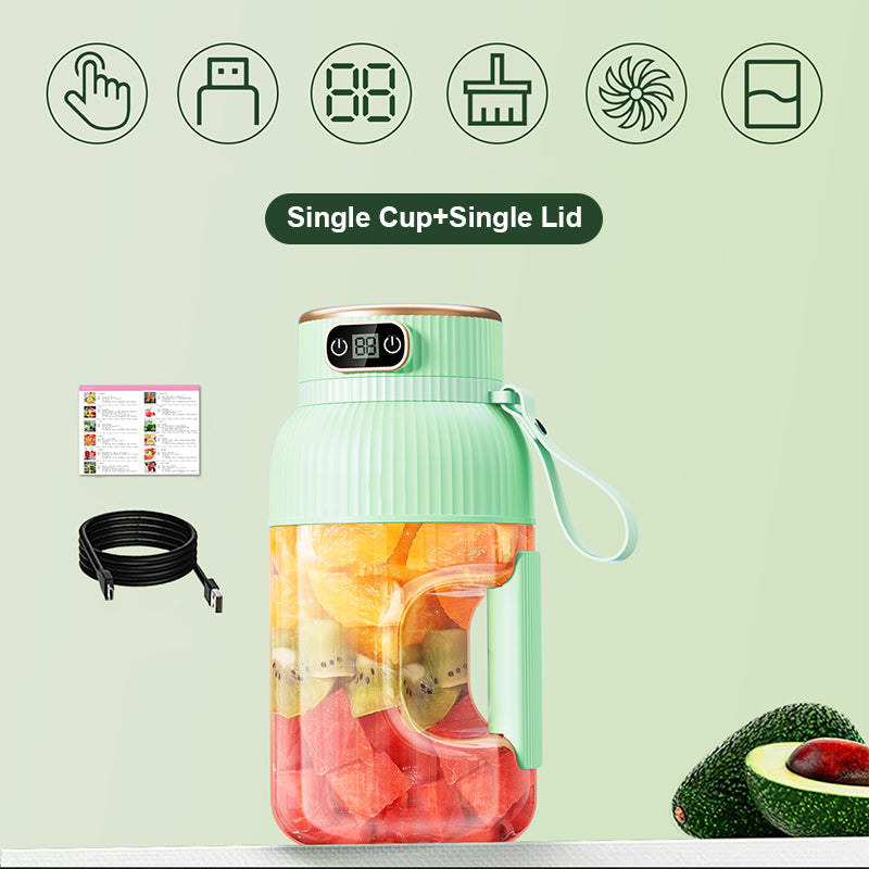 🔥Hot Sale🔥Multifunctional Portable Juicer Cup With Digital Display（Car-mounted juicer）