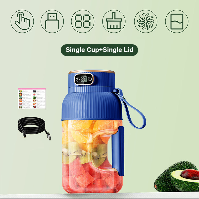 🔥Hot Sale🔥Multifunctional Portable Juicer Cup With Digital Display（Car-mounted juicer）