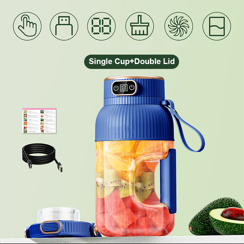 🔥Hot Sale🔥Multifunctional Portable Juicer Cup With Digital Display（Car-mounted juicer）