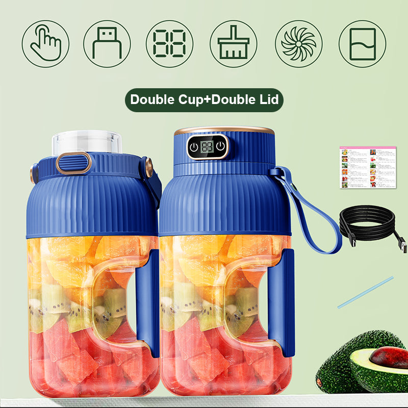 🔥Hot Sale🔥Multifunctional Portable Juicer Cup With Digital Display（Car-mounted juicer）